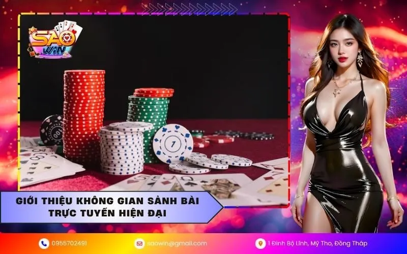 Giới thiệu không gian sảnh bài trực tuyến hiện đại