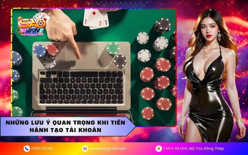 Những lưu ý quan trọng khi tiến hành tạo tài khoản