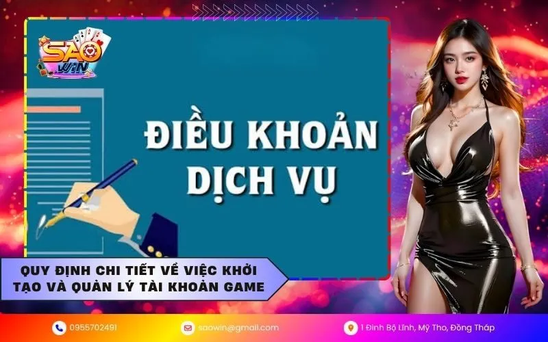Quy định chi tiết về việc khởi tạo và quản lý tài khoản game
