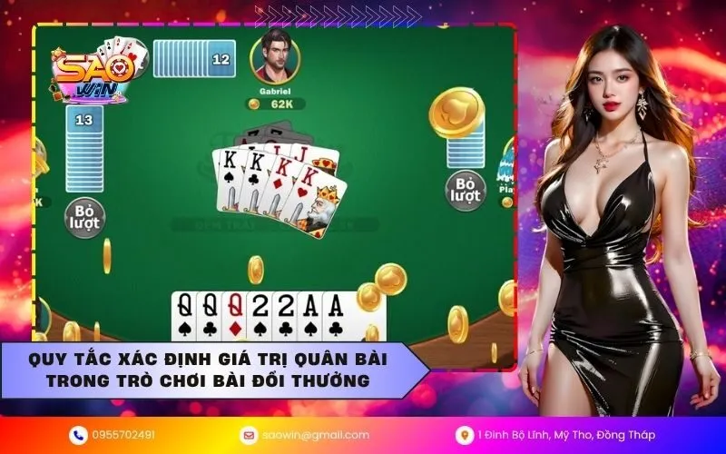 Quy tắc xác định giá trị quân bài trong trò chơi bài đổi thưởng