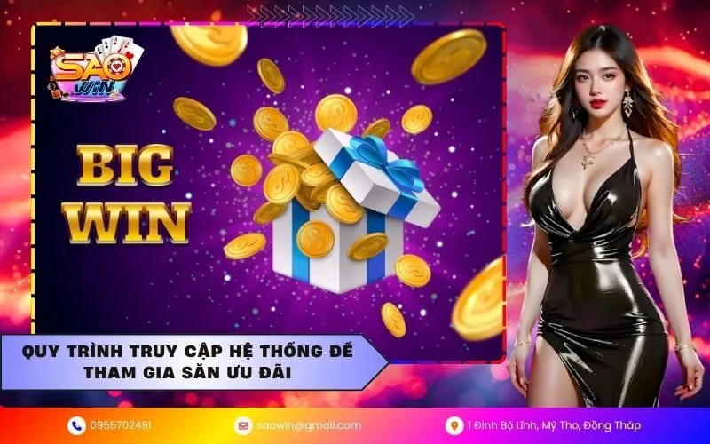 Quy trình truy cập hệ thống để tham gia săn ưu đãi