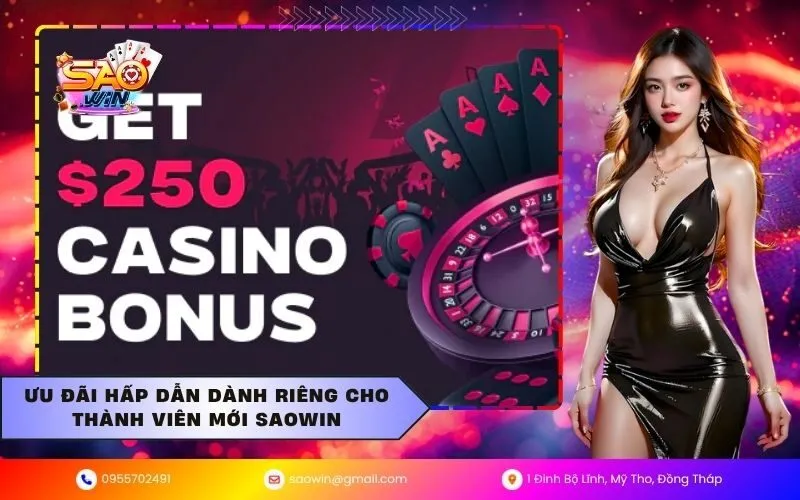 Ưu đãi hấp dẫn dành riêng cho thành viên mới SAOWIN